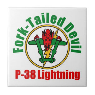 Azulejo Diablo con cola de horquilla P-38