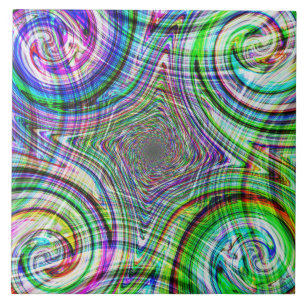 Azulejo Diamante espectral 4 mosaico