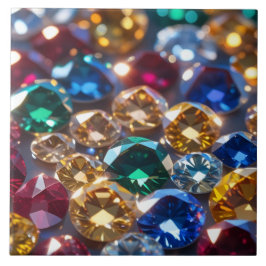 Azulejo Diamantes De Muchos Colores