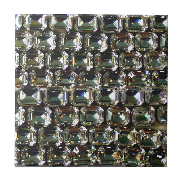 Azulejo Diamantes, elegantes piedras preciosas (Frente)