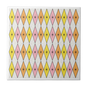 Azulejo Diamantes modernos de mediados de siglo 2
