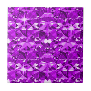 Azulejo Diamantes perfectamente púrpuras
