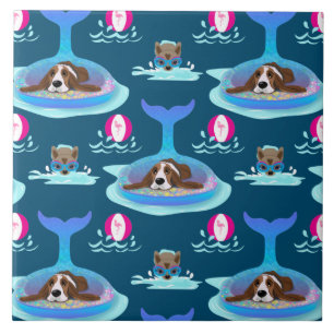 Azulejo Días de verano del perro