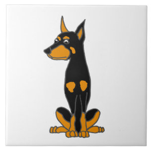 Azulejo Dibujo animado lindo del perro de perrito del
