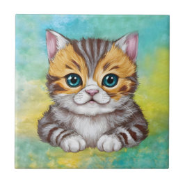 Azulejo Dibujo de gato