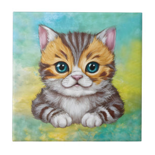 Azulejo Dibujo de gato
