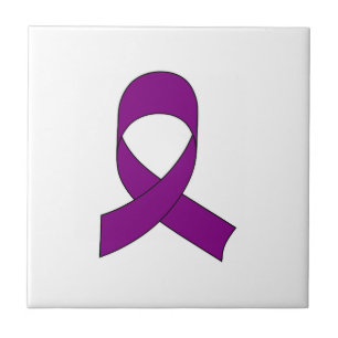 Azulejo Dibujo de lazo morado