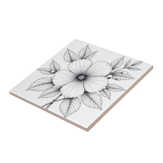 Azulejo Dibujo en blanco y negro (A Great Gift for Mother's Day!)
