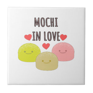 Azulejo Dibujos de Personalizados de Mochi Cute