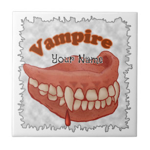 Azulejo Dientes de Vampiro Viejo