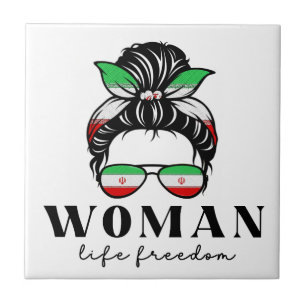 Azulejo Digamos su nombre Masha Amini Mujeres Apoyo a la L