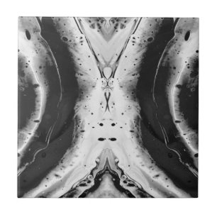 Azulejo digital pouring black and white