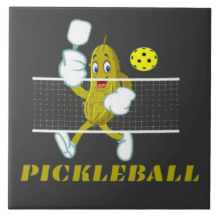 Azulejo Dill funny jugando pickleball