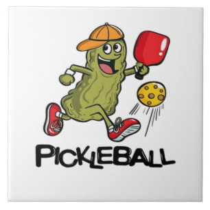 Azulejo Dill funny jugando pickleball 