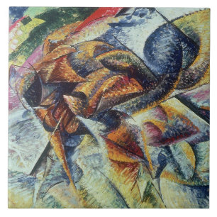 Azulejo Dinamismo de un ciclista (ciclista de Dinamismo di