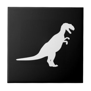 Azulejo Dinosaurio Blanco