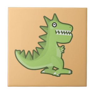 Azulejo Dinosaurio de Kawaii