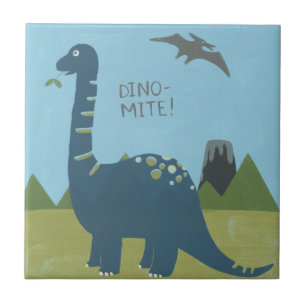 Azulejo Dinosaurio Dino-mite