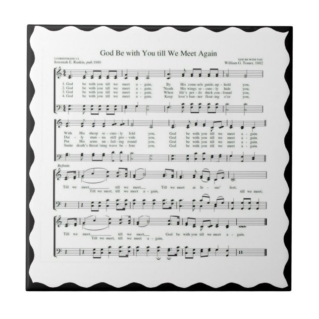 AZULEJO DIOS ESTÉ CON USTED HASTA QUE RESOLVEMOS (Frente)