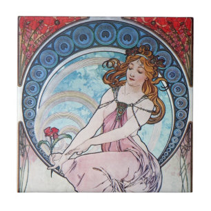 Azulejo Diosa de las flores