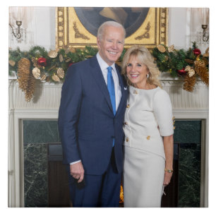 Azulejo Dirección del estado Biden de la Unión de Navidade