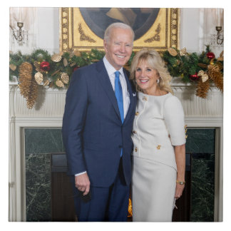 Azulejo Dirección del estado Biden de la Unión de Navidade
