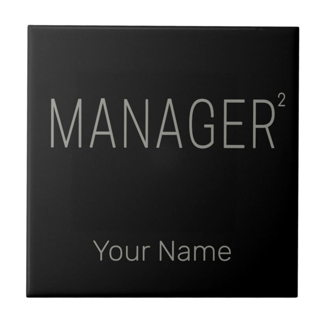 Azulejo Director General o Autoempleado y Diseño de Autóno (Frente)