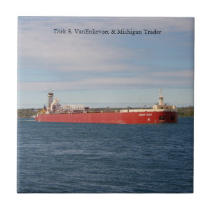 Azulejo Dirk S. VanEnkevort & Michigan Trader