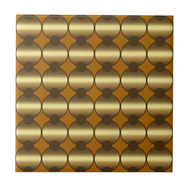 Azulejo Disco 7000 Retro Mod Pop Culture (Frente)
