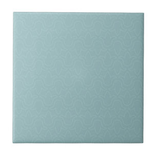 Azulejo Discreto diseño floral, moderno y elegante azul mo