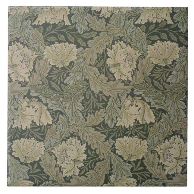 Azulejo Diseñe para el papel pintado del "pasto", 1885 (Frente)