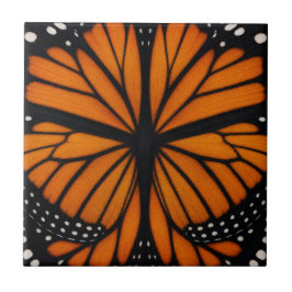 Azulejo Diseño abstracto de mariposa monarca