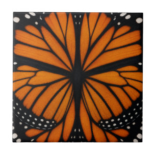 Azulejo Diseño abstracto de mariposa monarca