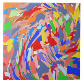 Azulejo Diseño abstracto de oro del Rosa verde azul