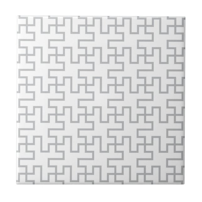 Azulejo Diseño abstracto geométrico del piso (Frente)