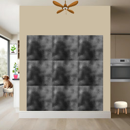 Azulejo Diseño abstracto moderno de color negro y gris tex