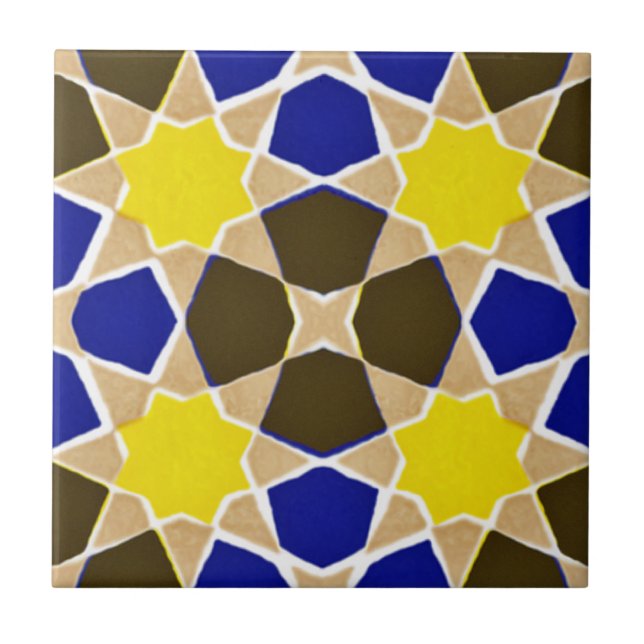 Azulejo Diseño árabe #8 en Emporio Moffa (Frente)