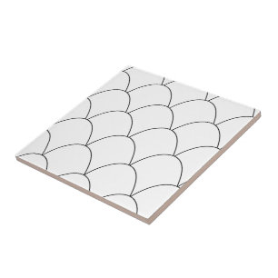 Azulejo Diseño Art Deco Blanco