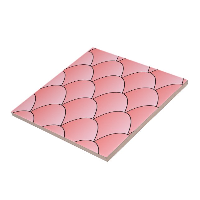 Azulejo Diseño Art Decó Rosa (Lado)