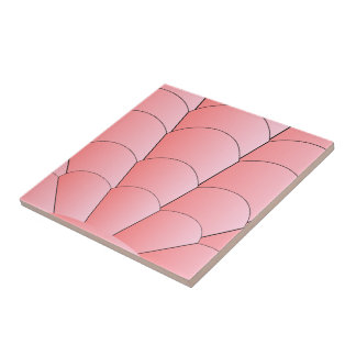 Azulejo Diseño Art Decó Rosa