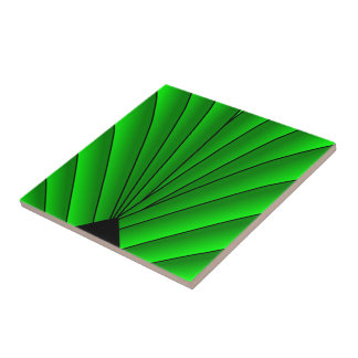 Azulejo Diseño Art Deco Verde