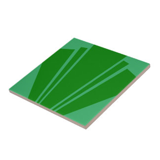 Azulejo Diseño Art Deco Verde