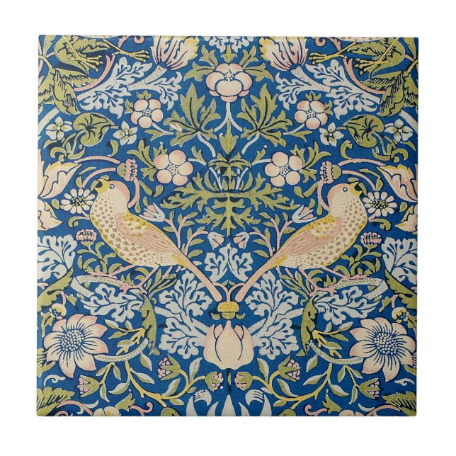 Azulejo Diseño Art Nouveau para aves (Frente)