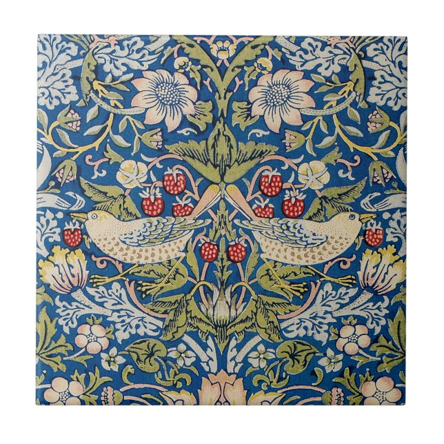 Azulejo Diseño Art Nouveau para aves (Frente)