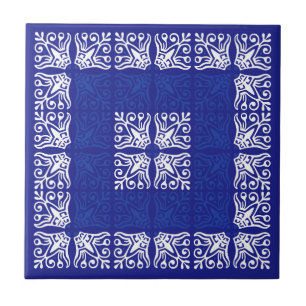 Azulejo Diseño Blue Bandana