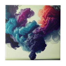 Azulejo Diseño bonito efecto de humo moderno