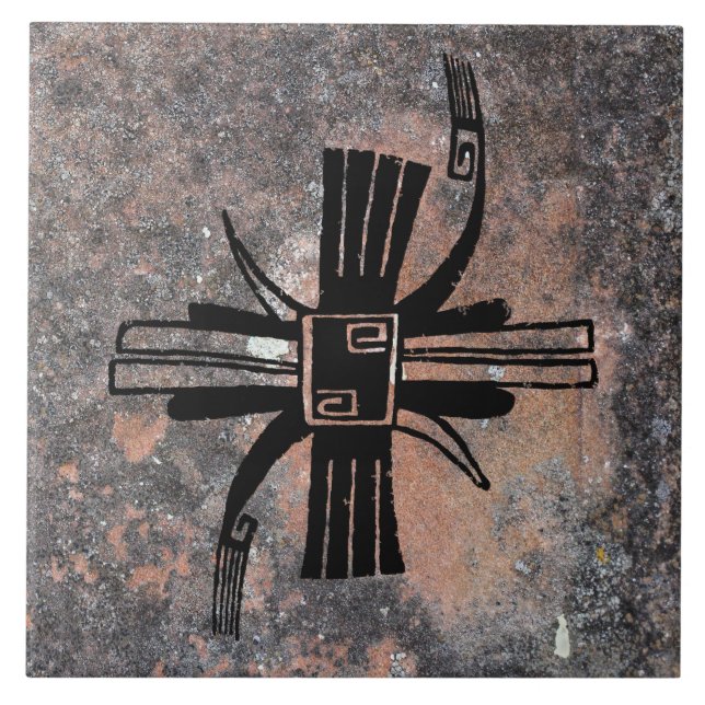 Azulejo Diseño de alfarería de fibras pequeñas (Frente)