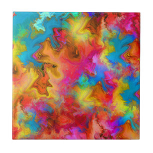 Azulejo diseño de arco iris