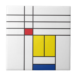Azulejo Diseño de Arte Moderno Minimalista De Stijl Mondri