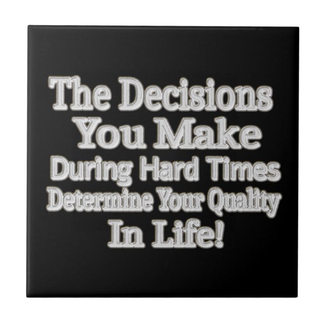 Azulejo Diseño de Artesanía Cuidada "¡Su Calidad En La Vid (Frente)